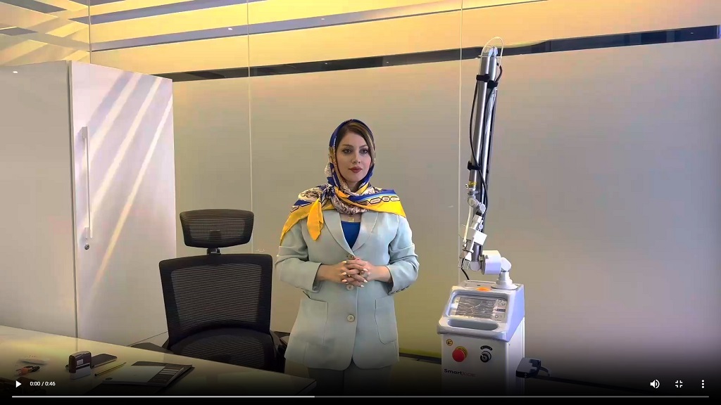 توضیحات لیزر co2 توسط دکتر دهقانی